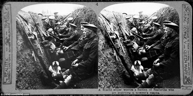 Fotos em 3D da I Guerra Mundial trazem os campos de batalha para a realidade